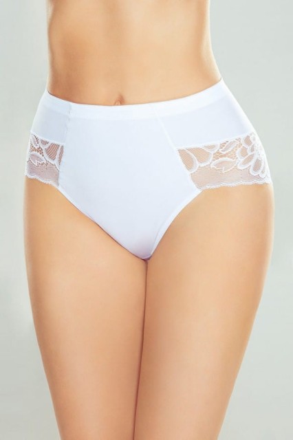 Figi damskie, koronkowe Vita białe- Eldra
