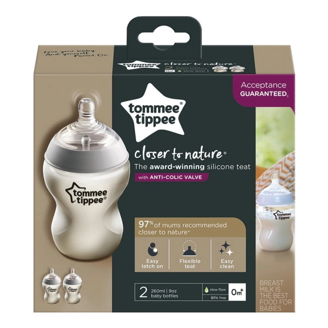 Butelka do karmienia Closer to Nature 2x260ml | Tommee Tippee