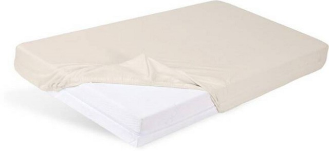 Prześcieradło nieprzemakalne Bamboo z gumką 70x140 beż - Baby Matex