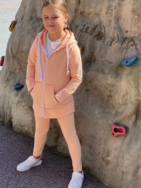 Legginsy dziewczęce długie Orange - Dolce Sonno.jpg