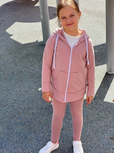 Bluza dziewczęca rozpinana z kapturem CoccoBlush - Wualaa by dolce sonno 2