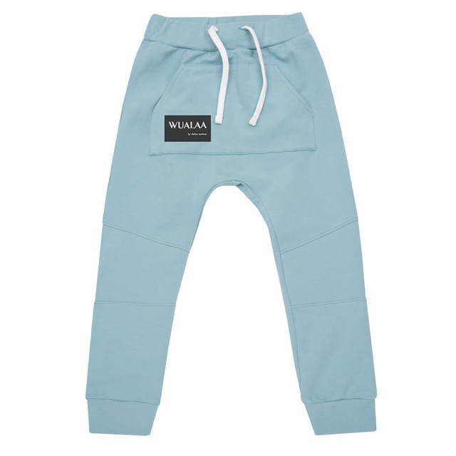 Spodnie dresowe dla chłopca z kieszenią kangurką Crazy Iceberg - Wualaa by Dolce Sonno.jpg
