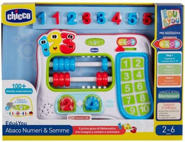 Chicco Liczydło PL/EN/DE/ES - zabawka edukacyjna