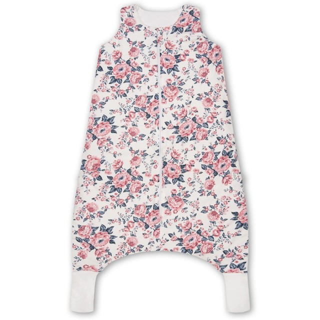 Śpiworek ocieplany z nogawkami Angielskie Róże Różowe - Dolce Sonno