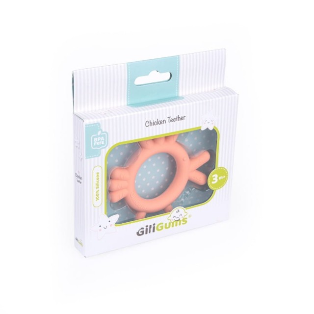 Giligums Gryzak silikonowypomarańczowy kurczak