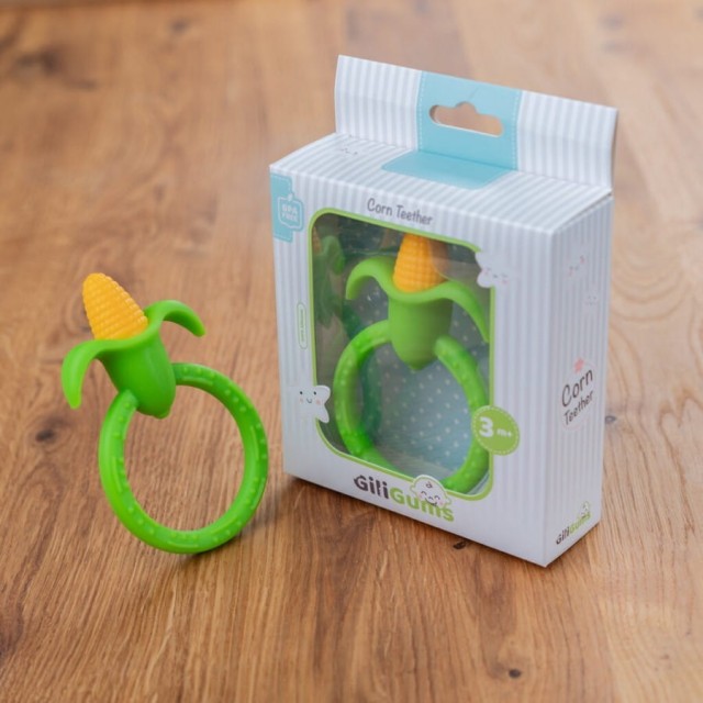 Giligums Gryzak silikonowy Kukurydza