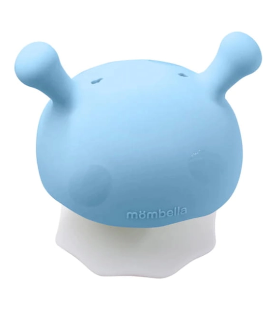 Gryzak silikonowy Mushroom Light blue | Mombella