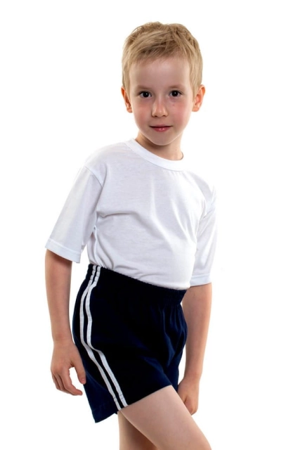 Bawełniany T-shirt dziecięcy, biały | Gucio