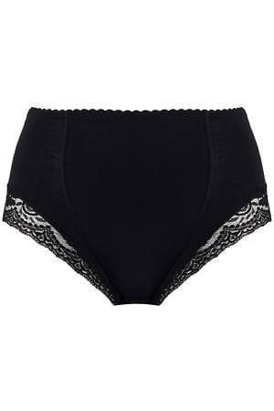 Bawełniane figi modelujące, czarne | Ela - Mitex