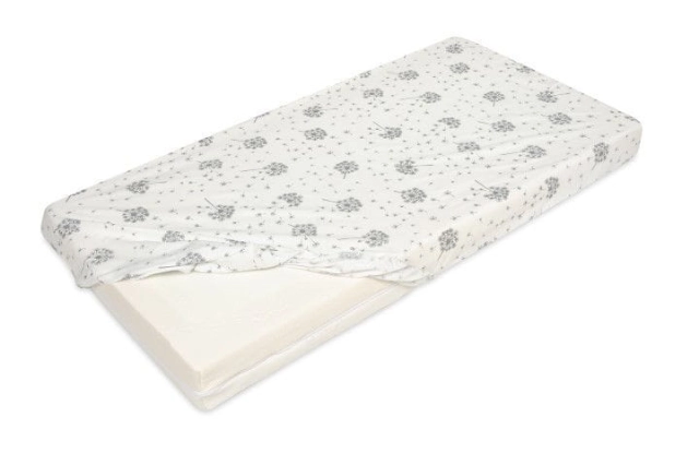 Prześcieradło bawełniane z gumką 60x120 Dmuchawce - Baby Matex