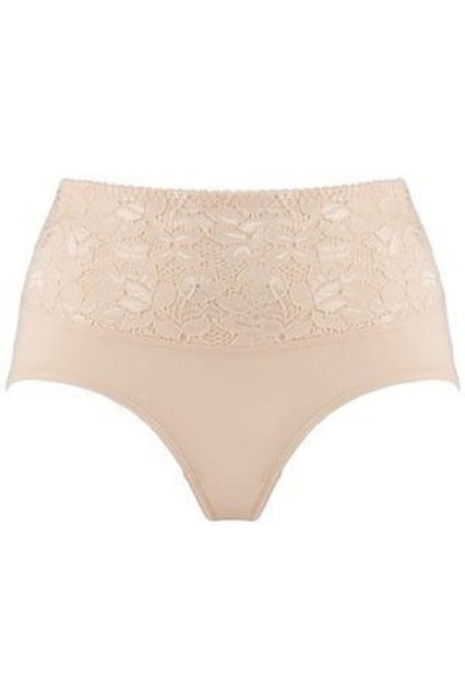 Bawełniane figi modelujące, beżowe | Ala - Mitex