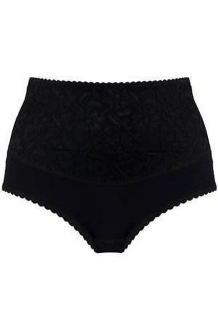 Bawełniane figi modelujące, czarne | Ala - Mitex