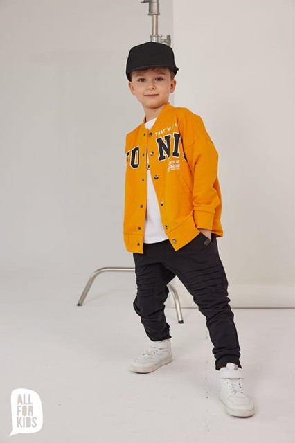 Bomberka dla chłopca na napy pomarańczowa ICONIC - All for Kids