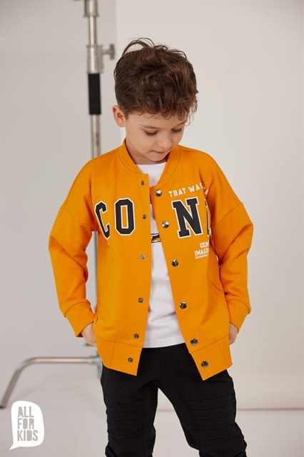 Bomberka dla chłopca na napy pomarańczowa ICONIC - All for Kids