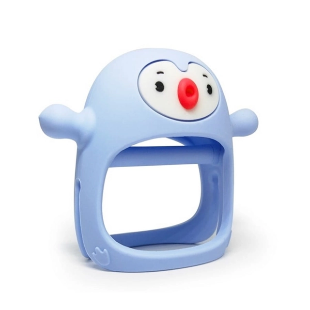 Smily Mia Gryzak silikonowy Pingwin Light blue
