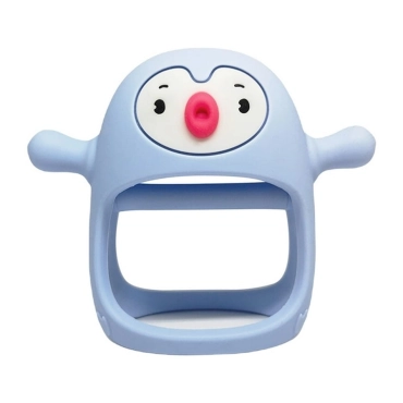 Smily Mia Gryzak silikonowy Pingwin Light blue