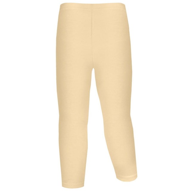 Legginsy niemowlęce z prążka Lulu/ Żółte - Dolce Sonno