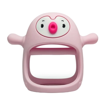 Smily Mia Gryzak silikonowy Pingwin Light pink