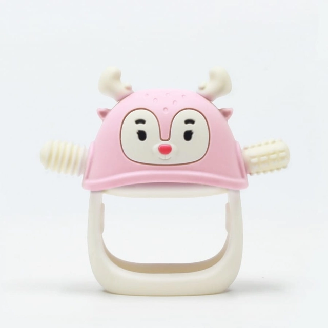 Smily Mia Gryzak silikonowy Renifer light pink