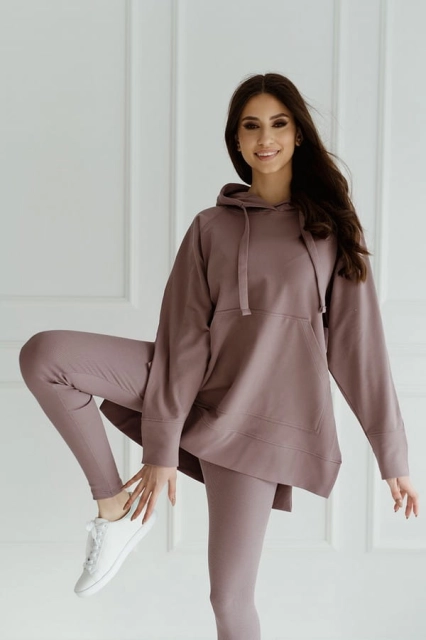 Bluza damska z kapturem Rossa/ Moor- Dolce Sonno