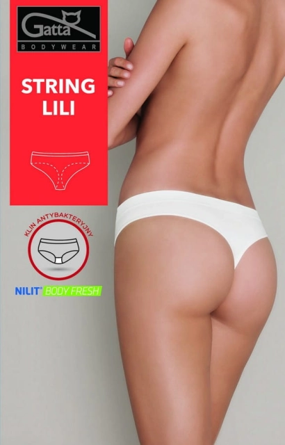 Bezszwowe stringi damskie Lili- beżowe | Gatta