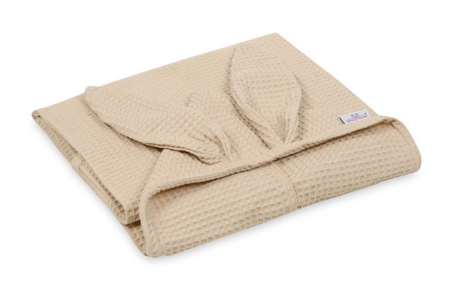 Okrycie kąpielowe Wafel Prestige Bunny 70x140cm - beż | BabyMatex - TB0546_16