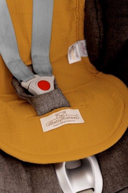 Nakładka redukująca nacisk PADDI 0-36kg Muślinowa - musztarda | BabyMatex TB0440_06