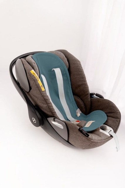 Nakładka redukująca nacisk PADDI 0-36kg Muślinowa - zieleń | BabyMatex TB0440_34