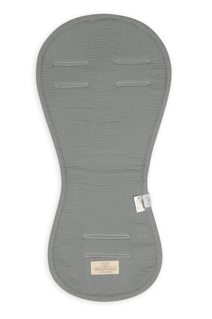 Nakładka redukująca nacisk PADDI 0-36kg Muślinowa - ciemny szary | BabyMatex TB0440_44
