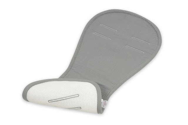 Nakładka redukująca nacisk PADDI 0-36kg Muślinowa - ciemny szary | BabyMatex TB0440_44