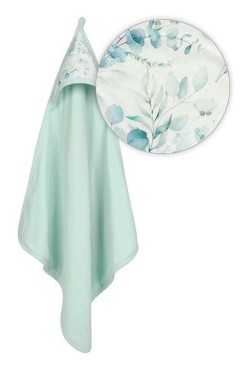 Muślinowe okrycie kąpielowe "Muslin Design" - Mięta | BabyMatex - TB0443_05