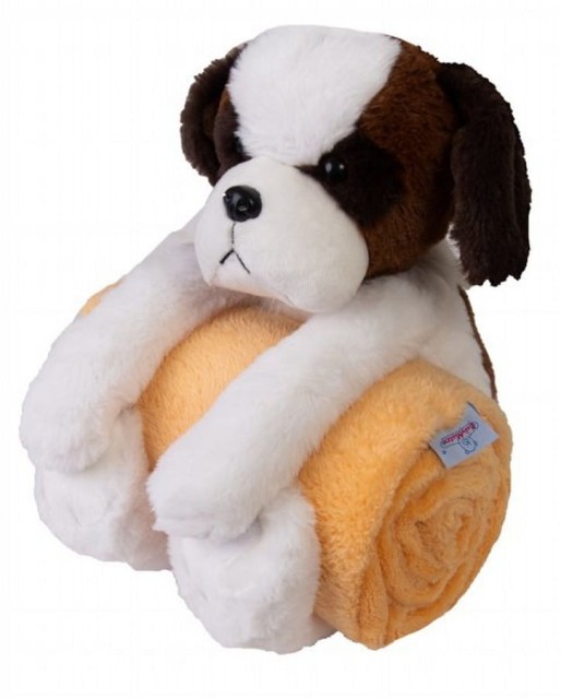 Zestaw, kocyk plus maskotka dla dzieci CAROL - Piesek | BabyMatex TB0375_03