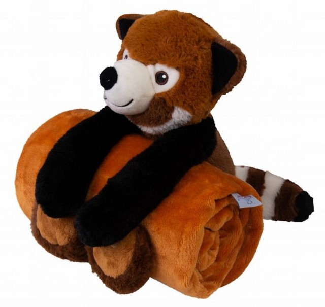 Zestaw, kocyk plus maskotka dla dzieci CAROL - Szop | BabyMatex TB0375_04