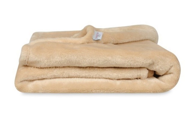 Kocyk niemowlęcy z miękkiej mikrofibry Bono - Beżowy | Babymatex TB0208_15