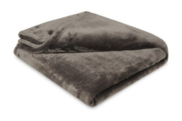 Kocyk niemowlęcy z miękkiej mikrofibry Bono - Grafit | Babymatex TB0208_45