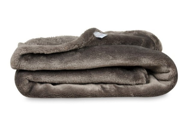 Kocyk niemowlęcy z miękkiej mikrofibry Bono - Grafit | Babymatex TB0208_45