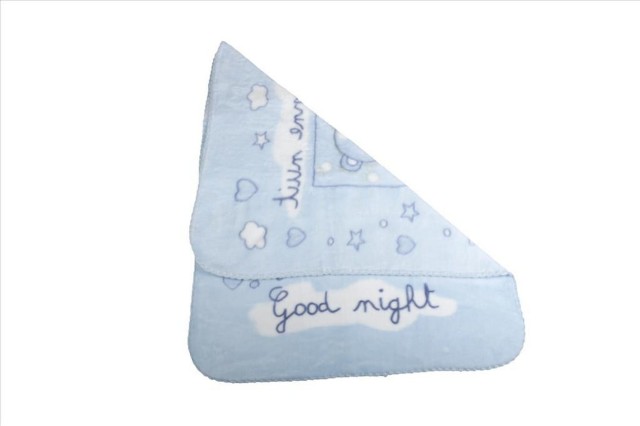 Kocyk dla dzieci i niemowląt Shell - Niebieski | Babymatex TB0394_02