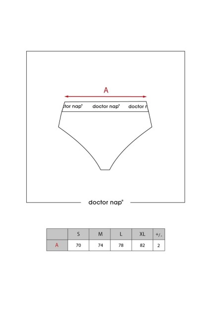 Bawełniane figi damskie Papaya | Doctor Nap FIG.4161
