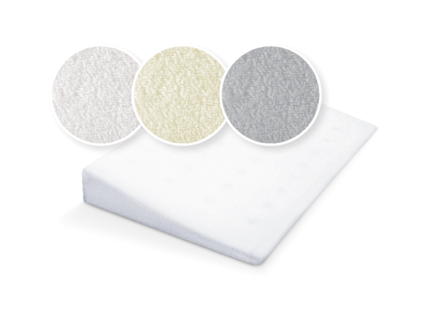 Poduszka Klin Original do łóżeczka, kołyski 60x36cm - dwustronna - szara | Babymatex