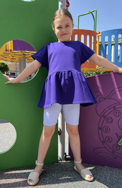 Kolarki dziewczęce Little Dolly/ Baby Blue Summer Girl - WUALAA by dolce sonno