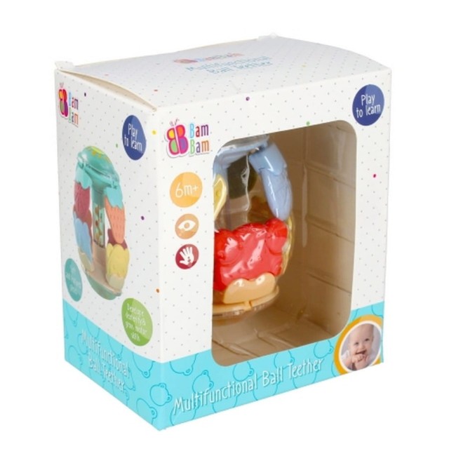 Gryzak dla niemowląt, kula wielofunkcyjna | Bam Bam