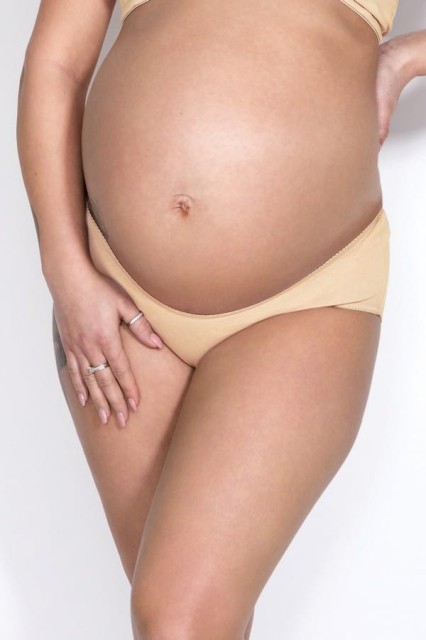 Figi ciążowe pod brzuch Mama Panty - Beżowe | Mitex