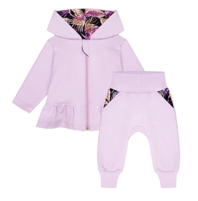 Dres niemowlęcy dla dziewczynki Lily/ Wrzos - Exotic Flowers - Dolce Sonno