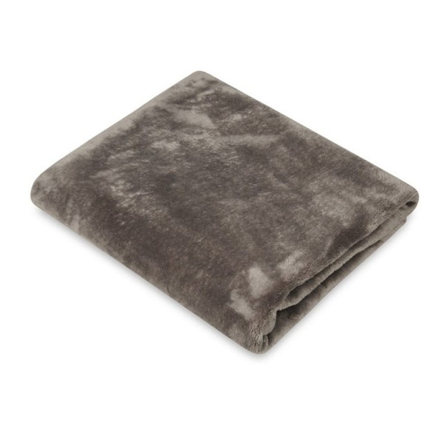 Kocyk niemowlęcy z miękkiej mikrofibry Bono - Czekolada | Babymatex TB0208_44