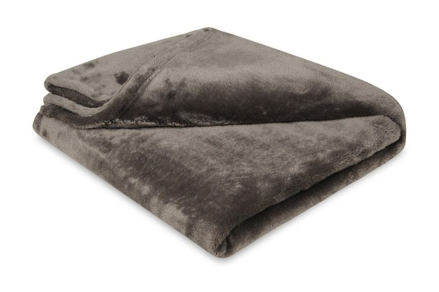 Kocyk niemowlęcy z miękkiej mikrofibry Bono - Czekolada | Babymatex TB0208_44