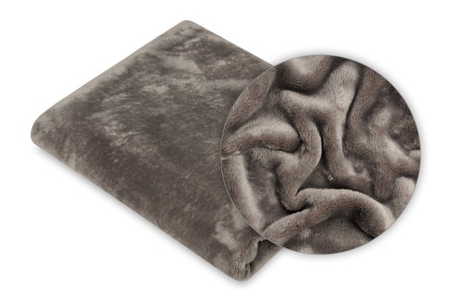 Kocyk niemowlęcy z miękkiej mikrofibry Bono - Czekolada | Babymatex TB0208_44