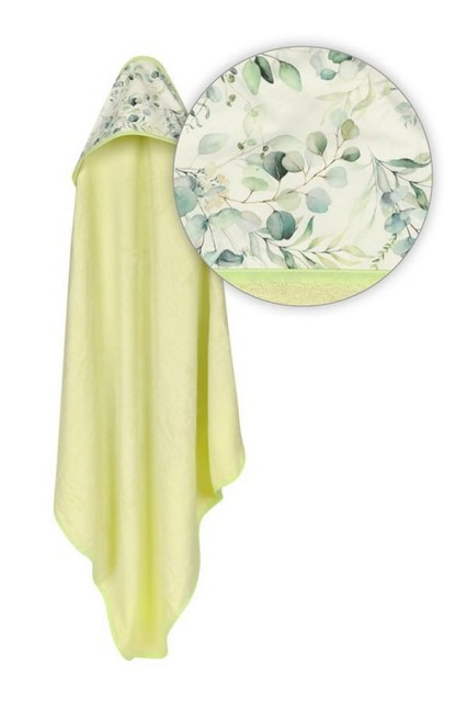 Bambusowe okrycie kąpielowe 100x100 cm Bamboo Design/zieleń - Baby Matex