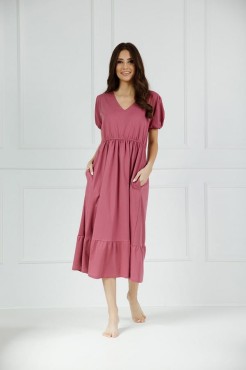 Długa koszula nocna Aurora/ Malaga - Dolce Sonno