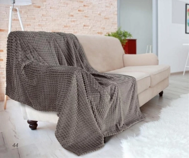 Koc wytłaczany 150x200cm Diamond - Grafitowy | Matex TM0421 44