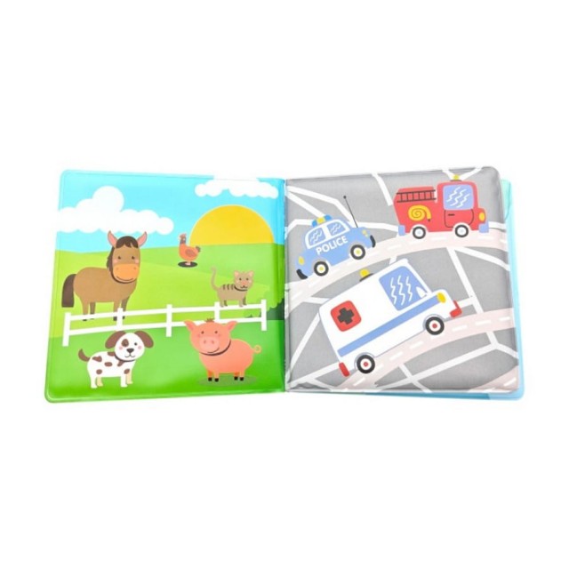 Książeczka edukacyjna z piszczkiem First Steps | A0477 Akuku